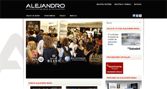 Desktop Screenshot of alejandromoda.com